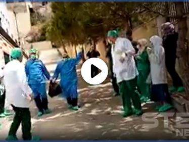 بالفيديو|| هكذا ودع الأطباء أوّل حالة شفاء بكورونا في دمشق.. والنظام السوري يعلن عن إصابات جديدة