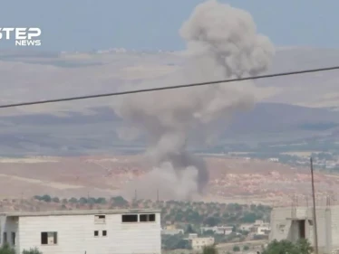 الغارات الجوية التي استهدفت بلدتي كفرسجنة ومعرة حرمة جنوب إدلب - وكالة ستيب نيوز