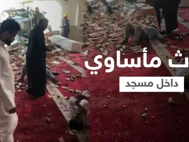 شاهد|| شاحنة كبيرة تقتحم مسجداً في جدة وتوقع إصابات بين المصلين وفيديوهات توثق الحادثة