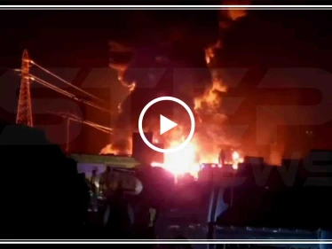 شاهد انفجارات ضخمة بأحد معامل النفط الخاصة بهيئة تحرير الشام (فيديو_صور)