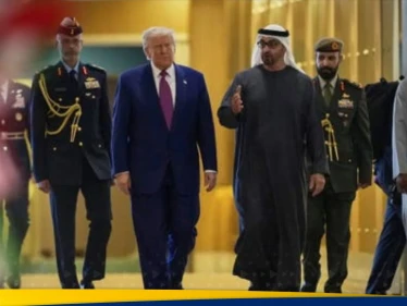 شاهد|| كيف تم استقباله.. ترامب يصل الإمارات في ختام جولته الخليجية