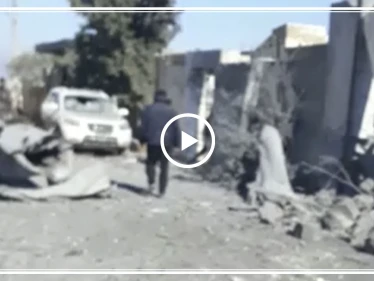 عاجل|| مجزرة مروّعة يرتكبها طيران النظام السوري في بلدة "النيرب" (فيديو)