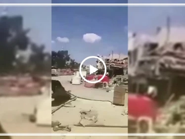 قوات النظام السوري تحوّل سوق مدينة خان شيخون إلى ساحة لجمع مواد "التعفيش" (فيديو)