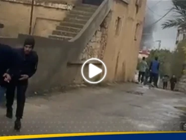 بالفيديو|| قصف إسرائيلي على جنوب لبنان رداً على هجوم صاروخي نفذه حزب الله
