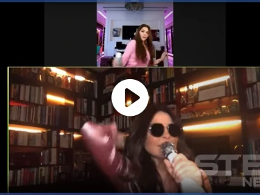 بالفيديو|| كورونا يجمع إليسا وهيفاء وهبي بالبيجامة من داخل الحجر الصحي