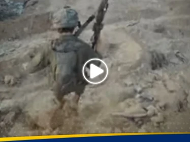 شاهد|| لقطات من خوذة جندي إسرائيلي توثق المعارك مع الفصائل الفلسطينية "وجهاً لوجه"