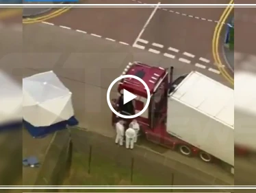 شاهد بالفيديو | العثور على 39 جثة لمهاجرين داخل شاحنة في بريطانيا