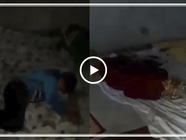 شاهد بالفيديو | عناصر "قسد" يقتلون امرأة وطفلها رمياً بالرصاص ومن ثم يحرقونهم