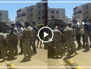 الجيش اللبناني يعتقل شباباً سوريين في بيروت (فيديو)
