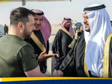زيلينسكي بالرياض لبحث الوساطة من أجل تبادل أسرى حرب