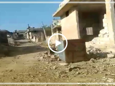 شاهد بالفيديو|| جولة توثق حجم الدمار الهائل داخل مدينة كفرزيتا بريف حماة الشمالي