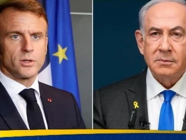 نتنياهو يتهم ماكرون بدعم حركة حماس