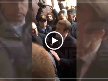 بالفيديو|| مشادة كلامية بين الرئيس الفرنسي وعناصر الشرطة الإسرائيلية في القدس