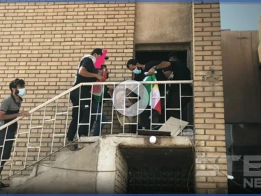 بالفيديو|| بغداد تشتعل بين مناصري الحشد الشعبي والحزب الديمقراطي الكردستاني