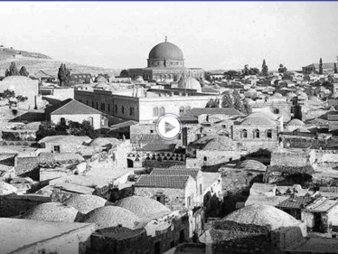 بالفيديو || مشاهد تعرض لأول مرة تظهر جوانب من الحياة اليومية بفلسطين قبل الاحتلال