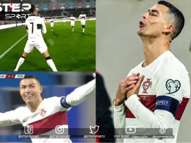 كريستيانو رونالدو يحطم رقم جديد.. شاهد هدفه أمام لوكسمبورغ