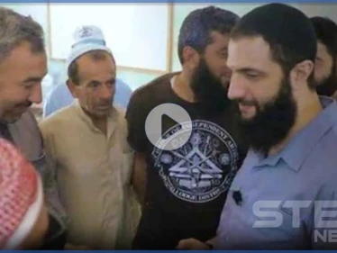 بالفيديو|| قميص بإشارات ماسونية يثير الجدل حول علاقة الجولاني بالمنظمة.. ومرتديه زياد الجالود يوضح