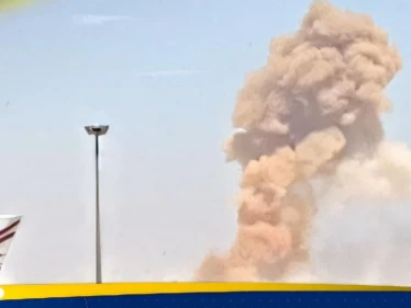 انفجار ضخم قرب مطار دمشق الدولي جنوبي سوريا