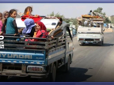  النظام السوري وروسيا يواصلا التصعيد على إدلب وموجات نزوح جديدة باتجاه الحدود التركية..