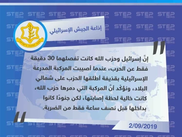 الجيش الإسرائيلي "30 دقيقة فقط كانت فاصلة عن الحرب بين إسرائيل وحزب الله"