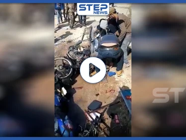 بالفيديو|| انفجار سيارة مفخخة وسط مدينة عفرين شمالي حلب.. والحصيلة