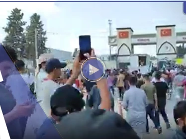 بالفيديو|| إطلاق نار على المتظاهرين.. الشمال السوري يشتعل غضباً على تركيا