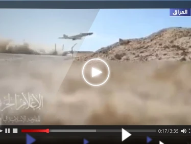 بالفيديو|| الميليشيات الإيرانية تستهدف قاعدة أمريكية غرب العراق