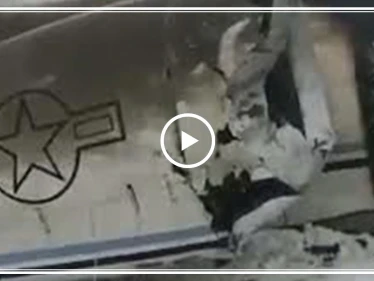 بالفيديو|| تحطم قاذفة أمريكية شرقي أفغانستان.. والبنتاغون يعلق