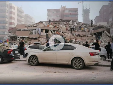 بالفيديو || ضحايا وعالقون تحت الأنقاض جراء زلزال قوي ضرب ولاية إزمير التركية
