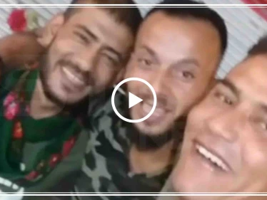 عناصر الأسد مهددين أهالي الرقة:" والله لندعوسكين يا جماعة الرقة"!! (فيديو)