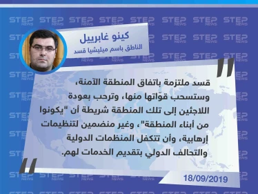 ميليشيا قسد تُحدد شروط عودة اللاجئين السوريين إلى المنطقة الآمنة!!