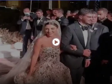 بالفيديو والصور|| زفاف أسطوري لإبنة عضو في برلمان النظام السوري يورط نجمات عربيات في فضيحة