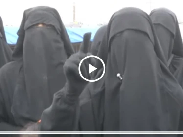 شاهد بالفيديو || داعشيات من مخيم الهول: الرسول مات ولم ينتهِ القتال حتى لو مات البغدادي