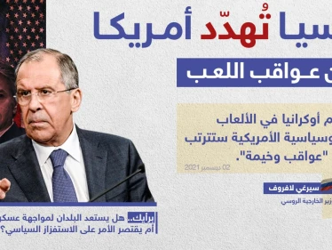 بيان روسي يحمل تهديد لأمريكا، عقب اجتماع الوزيرين الروسي (سيرغي لافروف) ونظيره الأمريكي (أنتوني بلينكن) على هامش المجلس الوزاري لمنظمة الأمن والتعاون في أوروبا.