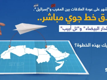 شركة الخطوط الجوية المغربية : تُعلن عن إطلاق خط جوي مباشر بين "الدار البيضاء" و"تل أبيب" وذلك بعد نحو عشرة أشهر من تطبيع العلاقات الدبلوماسية بين المغرب وإسرائيل، على أن تبدأ الرحلات في ديسمبر المقبل، بوتيرة ثلاث رحلات أسبوعياً