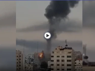 بالفيديو|| تجدد الغارات ورشقات الصواريخ.. ارتفاع في ضحايا القصف على غزة والجيش الإسرائيلي يحدد بنك أهدافه
