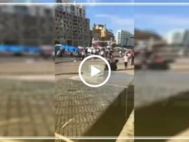 شاهد بالفيديو | اعتداء مناصري حزب الله على فتاة لبنانية وسط بيروت