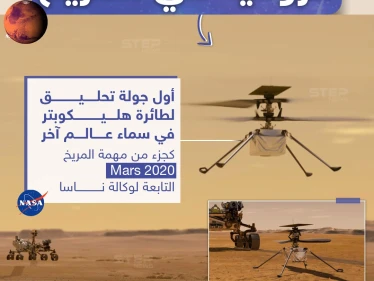 مروحية تحلق لأول مرة في سماء عالم آخر