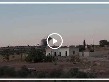 شاهد بالفيديو | قصف مدفعي لقوات الأسد يستهدف نقطة المراقبة التركية بريف إدلب الجنوبي