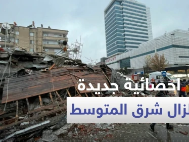 حصيلة جديدة لعدد قتلى زلزال تركيا وسوريا.. والأرقام غير نهائية