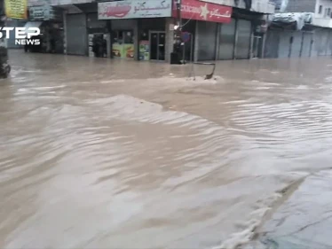 فيضانات وسيول تجتاح مدينة الباب بريف حلب