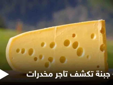 قطعة جبنة توقع تاجر ممنوعات طال البحث عنه في يد العدالة