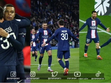شاهد || مبابي يقدم أسيست خيالي لـ ميسي أمام لنس
