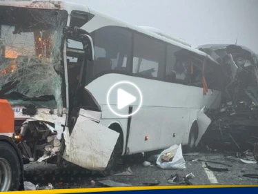 قتلى وجرحى في حادث سير مروع بين 7 سيارات بتركيا (صور+ فيديو)