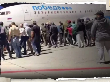 بالفيديو|| بحثوا عن إسرائيليين.. روسيا تتدخل بعد اقتحام محتجين مطاراً في داغستان