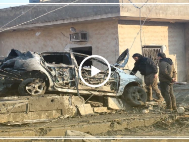 شاهد قتلى وجرحى بقصف جوّي روسي وسوري على بلدات غرب حلب (فيديو)
