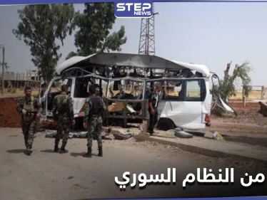 استهداف حافلة مبيت جديدة لقوات النظام السوري وصهاريج نفط بريف حماة ومصدر يحصي الخسائر
