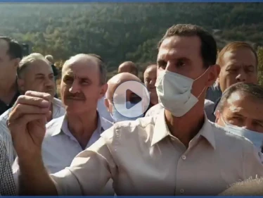 بالفيديو|| بشار الأسد يربط حرائق الساحل برسائل مبطّنة.. فماذا حملت