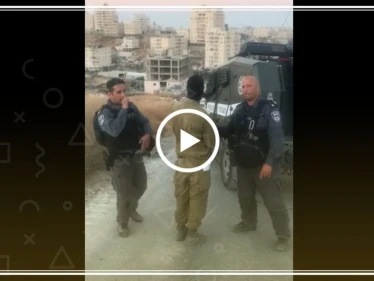 بالفيديو: عناصر من الإحتلال الإسرائيلي يحتفلون بعد تفجيرهم لمبنى في القدس