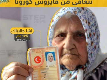 بعمر 120 عام مُعمرة تركية تتعافى من فايروس كورونا